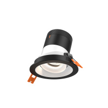 Dals RC03-CC-20-GMBWH-TBK - 3in Modular Downlight, 5CCT, 20 degree Beam Angle, Gimbal Reflector, White, Black trim