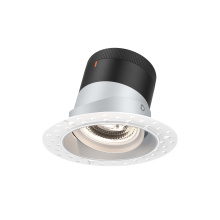 Dals RC04-CC-35-GMBAZ-TL - 4in Modular Downlight, 5CCT, 35 degree Beam Angle, Gimbal Reflector, Alzak, Trimless