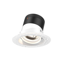 Dals RC04-CC-20-GMBWH-TL - 4in Modular Downlight, 5CCT, 20 degree Beam Angle, Gimbal Reflector, White, Trimless