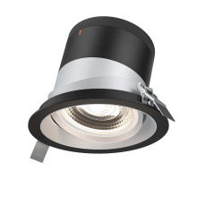 Dals RC06-CC-35-GMBAZ-TBK - 6in Modular Downlight, 5CCT, 35 degree Beam Angle, Gimbal Reflector, Alzak, Black trim