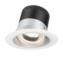 Dals RC06-CC-35-GMBAZ-TL - 6in Modular Downlight, 5CCT, 35 degree Beam Angle, Gimbal Reflector, Alzak, Trimless