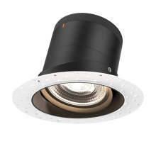 Dals RC06-CC-35-GMBBK-TL - 6in Modular Downlight, 5CCT, 35 degree Beam Angle, Gimbal Reflector, Black, Trimless