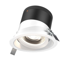 Dals RC06-CC-20-GMBWH-TWH - 6in Modular Downlight, 5CCT, 20 degree Beam Angle, Gimbal Reflector, White, White trim