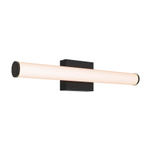 Dals VAN002-CC-22BK - 22in round vanity light, 5CCT - Black