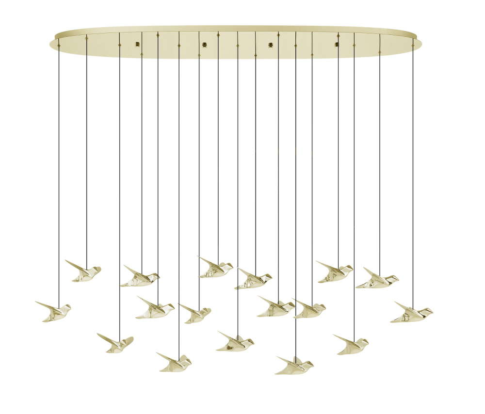 17L LED Pendant Light / Luminaire suspendu DEL 17L