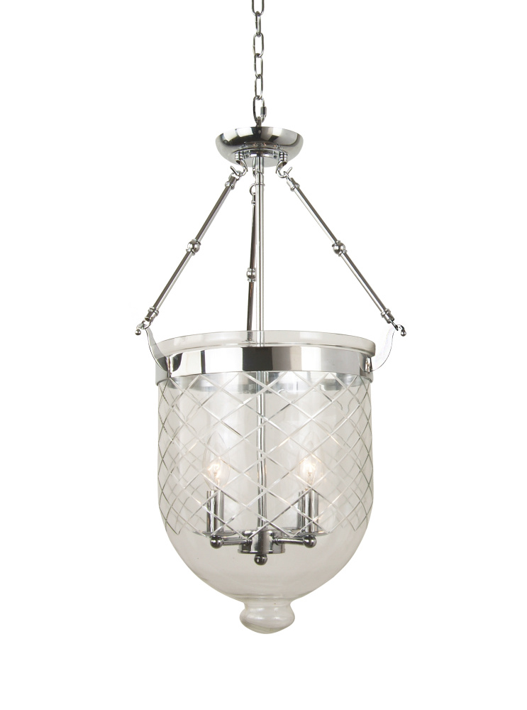 Chrome Lantern Light Fixture