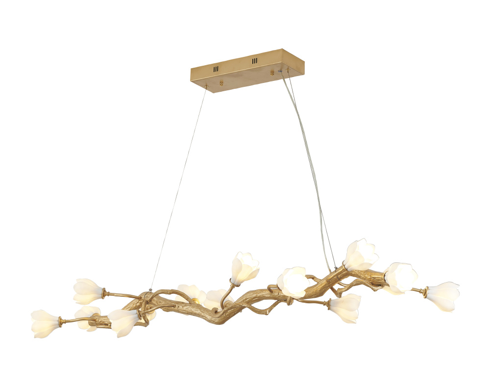 Gold Branch Chandelier