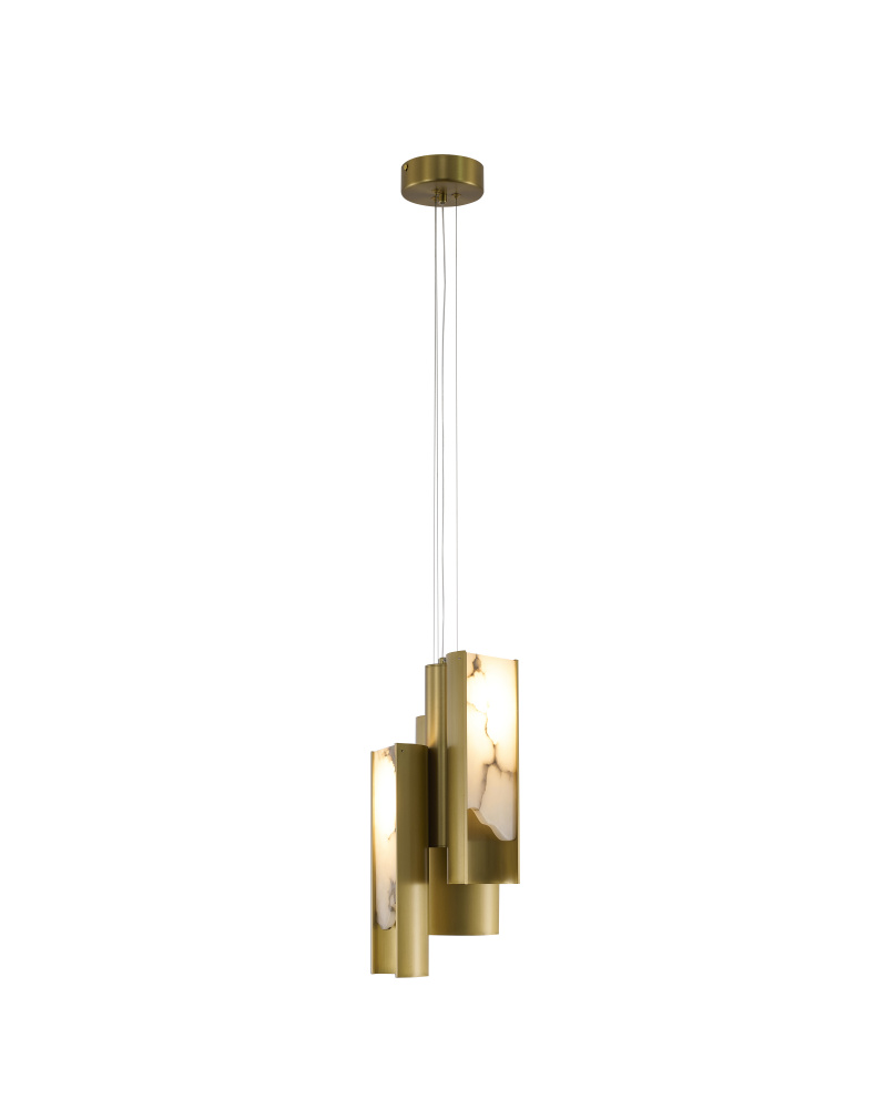 Satin Brass LED Pendant