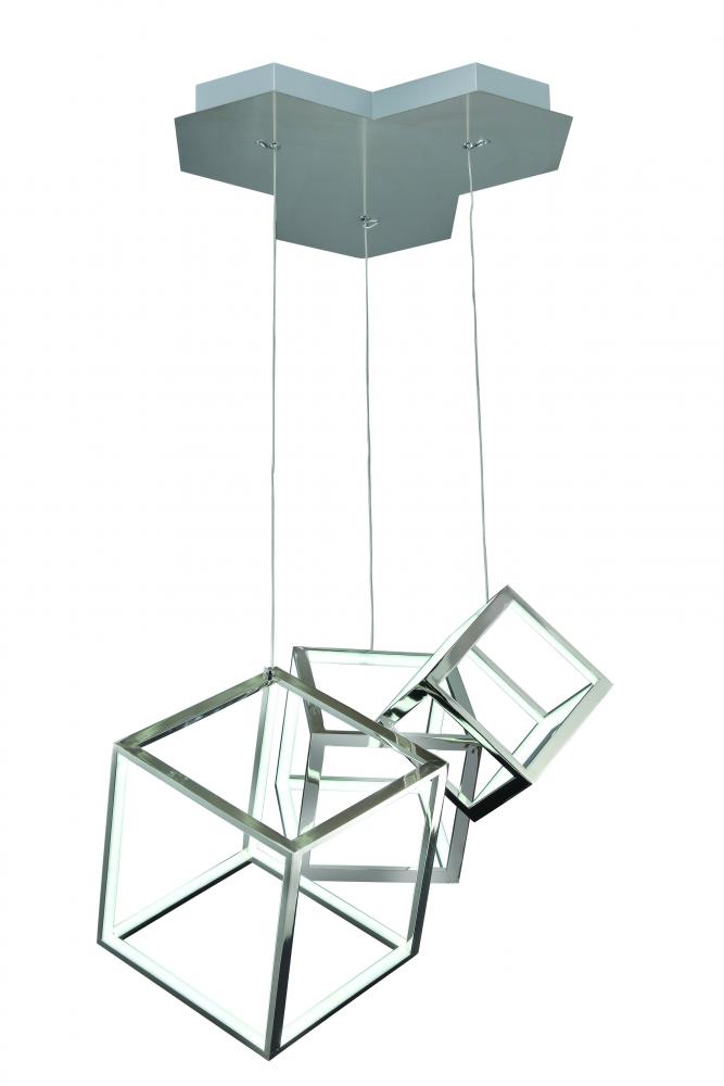 LED Chandelier Nickel