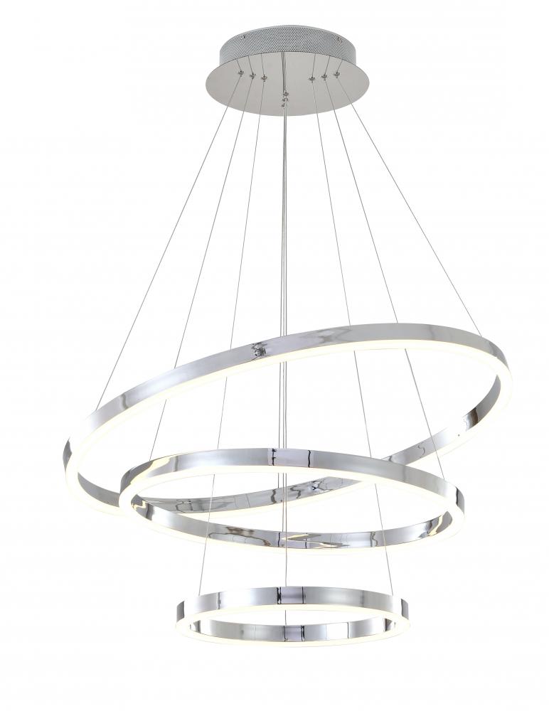 LED Chandelier Chrome