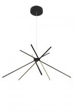Bethel International Canada ALU01C42B - LED Chandelier Matte Black