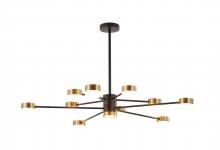 Bethel International Canada BE18C38B - LED Chandelier Black