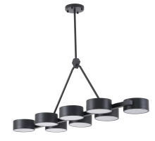 Bethel International Canada BE36C50B - Black Frame Chandelier