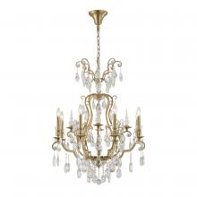 Bethel International Canada BET65XL-AB - Chandelier  Metal & Crystal