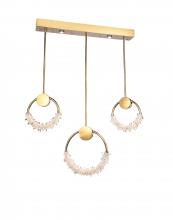 Bethel International Canada BU09C47G - LED Chandelier Gold