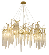 Bethel International Canada CC02C39BR - Brass Chandelier
