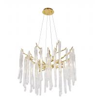 Bethel International Canada CN08C23G - Chandelier Aluminum & Glass