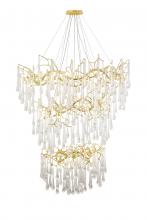 Bethel International Canada CN20C32G - Chandelier Aluminum & Glass