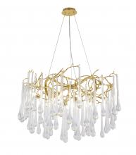 Bethel International Canada CN22C31G - Chandelier Aluminum & Glass