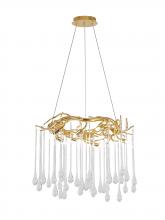 Bethel International Canada CN25C23G - Chandelier Aluminum & Glass