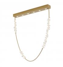 Bethel International Canada DC08C42G - LED Chandelier  Stainless Steel & Crystal