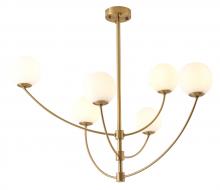 Bethel International Canada DC09C36G - Chandelier Steel & Glass