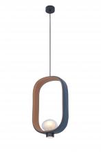 Bethel International Canada DLS13P10B - Single Pendant Lighting Blue