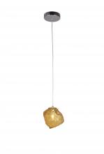 Bethel International Canada DU126A - Single Pendant Lighting Amber