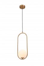 Bethel International Canada DU152P19G - Single Pendant Lighting Gold