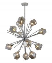 Bethel International Canada DU172C33CH - Chandelier Metal & Glass