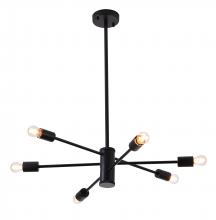 Bethel International Canada DU77C27BLK - Chandelier Metal