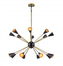 Bethel International Canada DU84 - Chandelier Matte Black