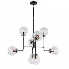 Bethel International Canada DU93 - Chandelier Polished Nickel & Black