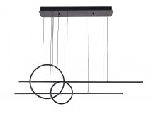 Bethel International Canada FIT13C57B - LED Chandelier Black