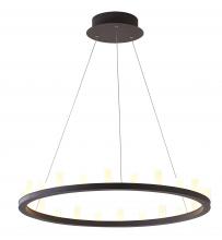 Bethel International Canada FIT31C31C - LED Chandelier Coffee Brown