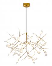 Bethel International Canada FL02C38G - LED Chandelier  Gold