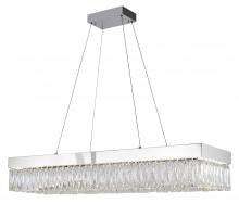 Bethel International Canada FT97C40CH - LED Chandelier Stainless Steel & Crystal