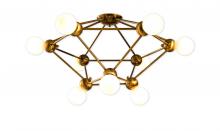 Bethel International Canada GL330C27G - Semi Flush Mount Antique Gold