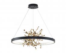 Bethel International Canada GL350C32B-2 - LED Chandelier Sand Black