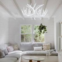 Bethel International Canada IL07WH - Antler Pendant White