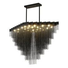 Bethel International Canada IMG14C47BK - Satin Black Chandelier