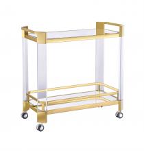 Bethel International Canada JF02GK-GP - Kitchen & Dining Furniture Stainless Steel & Glass