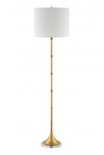 Bethel International Canada JFL93KT-GT - Floor Lamp Metal And Fabric