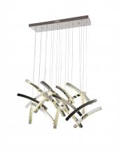 Bethel International Canada JP10 - LED Chandelier Chrome
