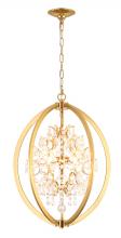 Bethel International Canada LA10C18AB - Chandelier Metal & Crystal