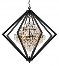 Bethel International Canada LA15C28BLK - Chandelier Black