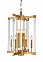 Bethel International Canada LA30C20AG - Chandelier Antique Gold