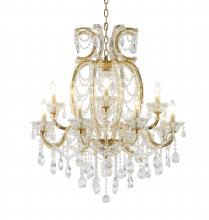 Bethel International Canada LA4307C38BR - Chandelier Satin Brass