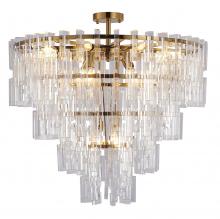 Bethel International Canada LX54L - Chandelier Metal & Acrylic