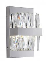 Bethel International Canada LX61W10CH - Wall Sconce Stainless Steel & Crystal